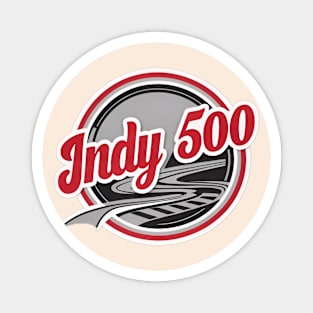 Indy 500 Race Day - Motorsport Design style Magnet